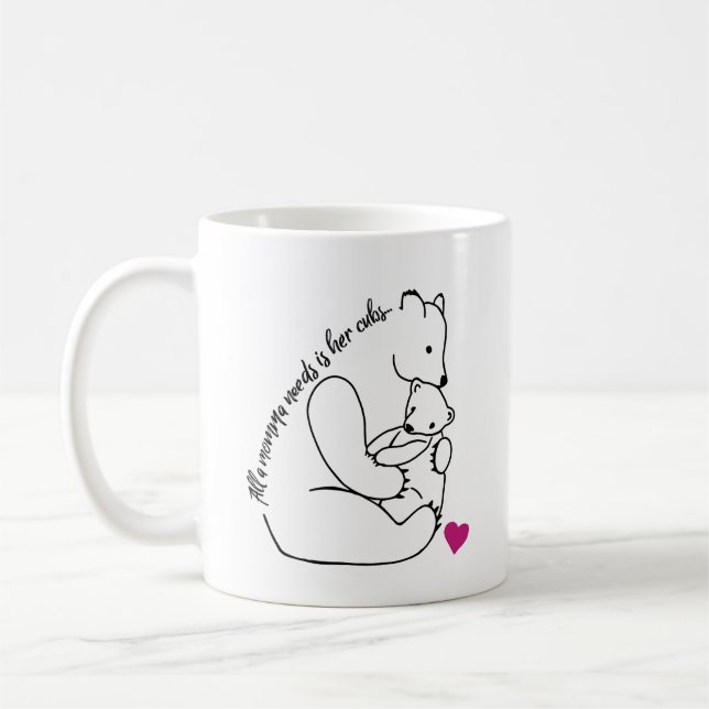 Momma Bear Mug (Left)