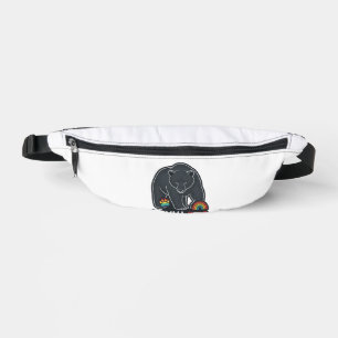 Momma Bear Rainbow Vintage Engraving Shirt Design Bum Bags