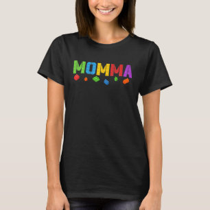 Momma   Blocks Master Builder Brick Builder Birthd T-Shirt
