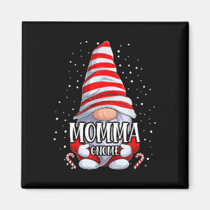 Momma Gnome Christmas Pyjamas Matching Family Grou Magnet