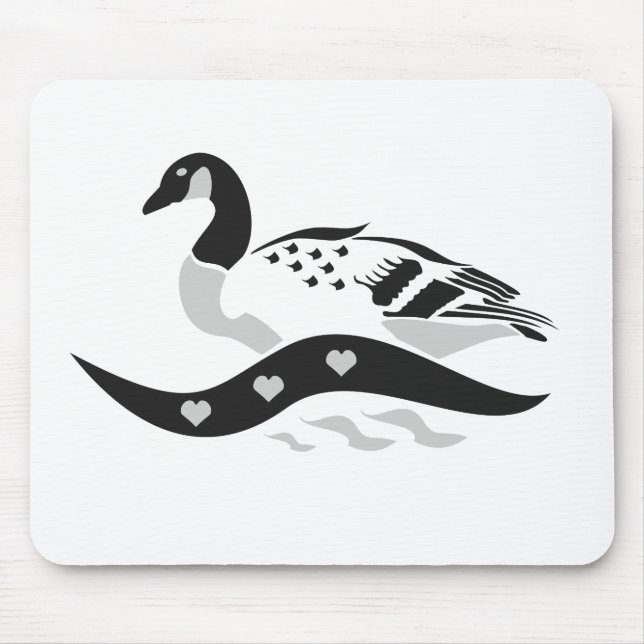 Momma Goose Swimming Mouse Pad (Front)