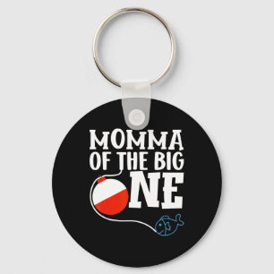 Momma Of The Big One Fishing Boy First Birthday Of Key Ring