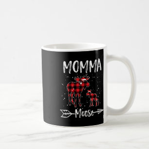 Momma X-mas Moose Santa Family Matching Pyjamas Coffee Mug