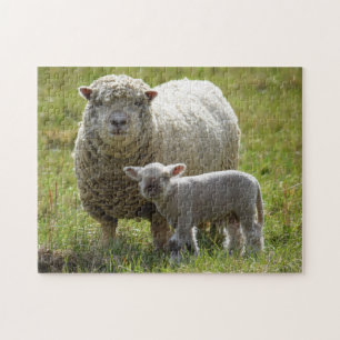 Momma's Baby Lamp - 11x14  Jigsaw Puzzle