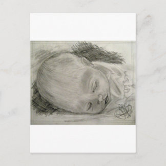 Mommas heartbeat postcard