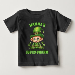 Momma's Lucky Charm Baby Baby T-Shirt