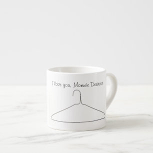 Mommie Dearest coat hanger mug