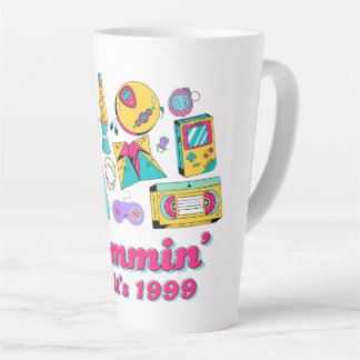 Mommin' Like It's 1999 - Funny Y2K Mum Gift Latte Mug