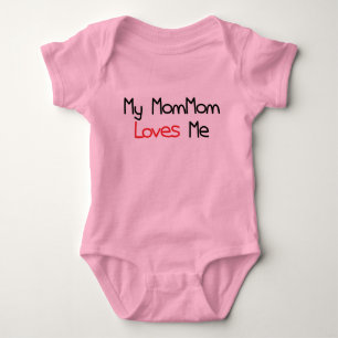 MomMom Loves Me Baby Bodysuit