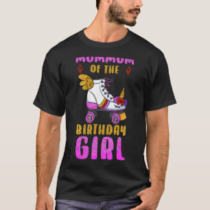 Mommom of the Birthday Girl Roller Skates Skating T-Shirt