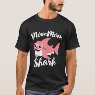 Mommom Shark Mother's Day Grandma Funny Mum-mum  T-Shirt