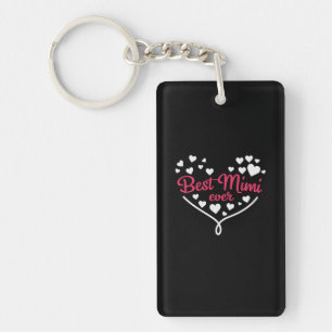 Mommy Art Best Mimi Ever Key Ring