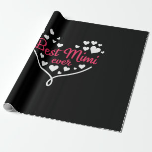 Mommy Art Best Mimi Ever Wrapping Paper