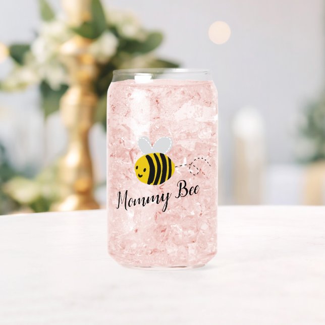 Mommy Bee Can Glass (Insitu (Wedding))