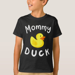 Mommy Duck Birthday Rubber Duck Lover Family Match T-Shirt