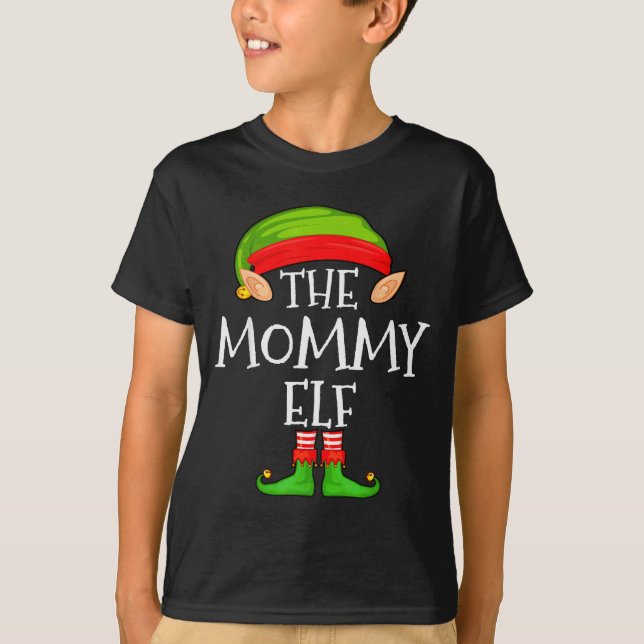 Mommy Elf Family Christmas Mommy Elf Sweater Match (Front)