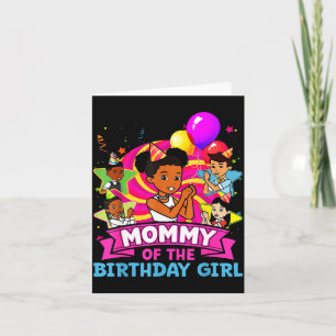 Mommy Of Birthday Girl Gracie Nk Doll Family Decor Card