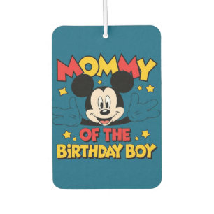 Mommy of the Birthday Boy Cute Cartoon T-Shirt Car Air Freshener
