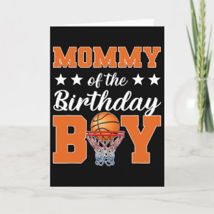Mommy Of The Birthday Boy Sketll Mom Matching Birt Card