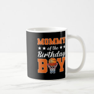 Mommy Of The Birthday Boy Sketll Mom Matching Birt Coffee Mug