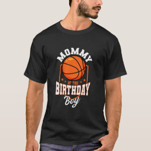 Mommy Of The Birthday Boy Sketll Theme Bday Party T-Shirt