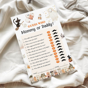 Mommy or Daddy, Halloween Guest Who Game