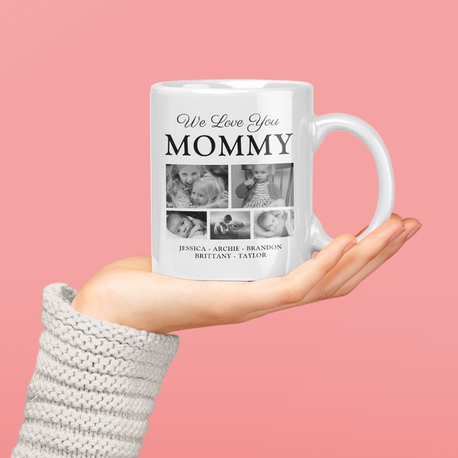 Mommy Photo Collage Coffee Mug (Creator Uploaded)