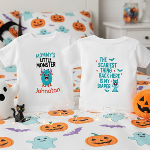 Mommy’s Little Monster Halloween Funny  Baby T-Shirt