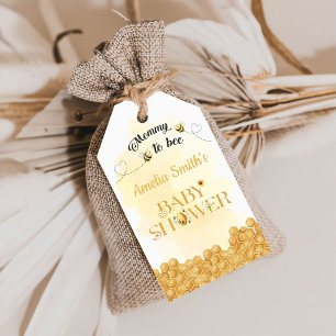 Mommy To Bee Baby Shower Gift Tags