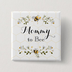 Mommy to Bee baby shower pin 