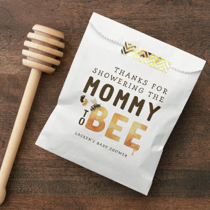 Mommy to Bee Bumblebee Thank You Baby Shower Favour Bag