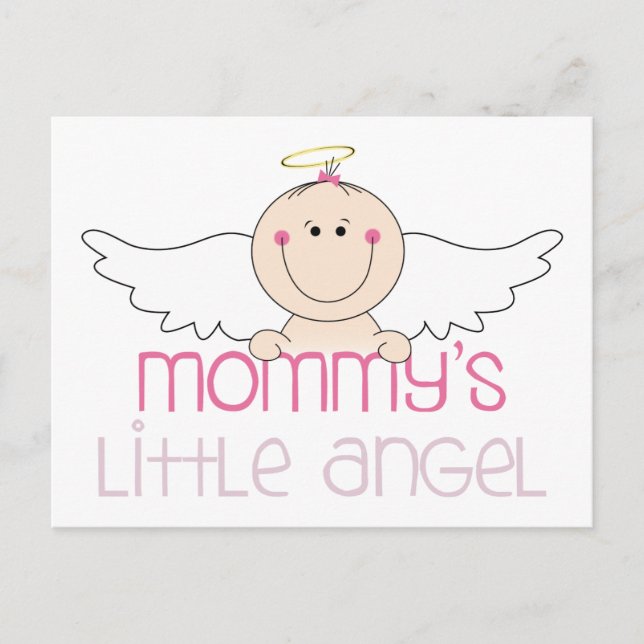 Mommys Little Angel Postcard (Front)