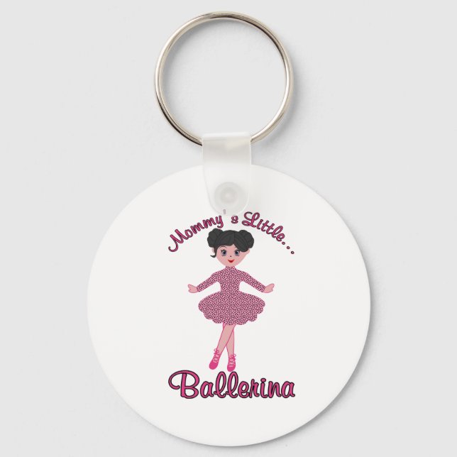 Mommys Little Ballerina Key Ring (Front)