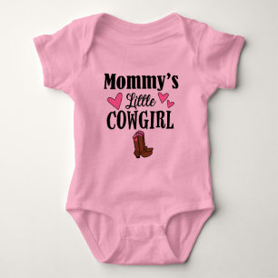 MOMMY'S LITTLE COWGIRL Tutu Bodysuit