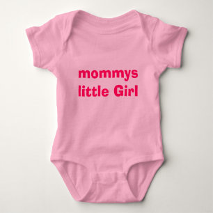 mommys little Girl Baby Bodysuit