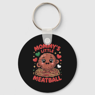 Mommy's Little Meatball Love Italian Kid Funny  Key Ring