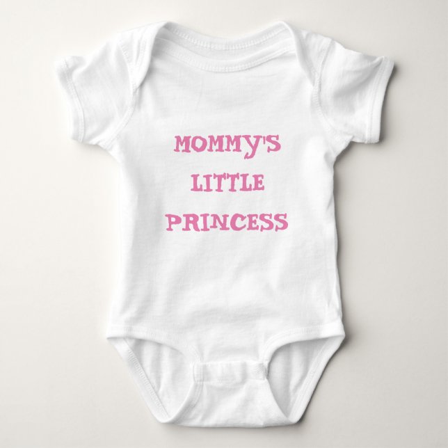 MOMMY'S LITTLE PRINCESS  BABY BODYSUIT (Front)