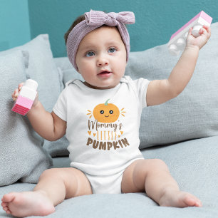 Mommy's Little Pumpkin Cute Baby Bodysuit