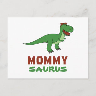 Mommysaurus Dinosaur T-Rex Dino Mum Mother's Day Postcard