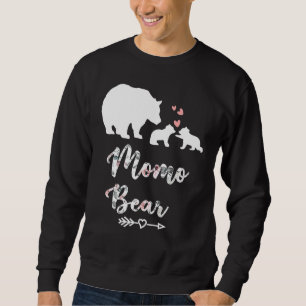 Momo Bear Sunflower Momo Floral Mothers Day 1 Sweatshirt