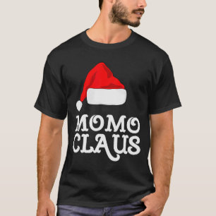 Momo Claus Christmas Santa's Hat Pajama Family Xma T-Shirt