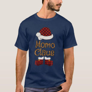 Momo Claus Santa Hat Matching Family Christmas Paj T-Shirt