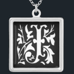 Momogram Silver Necklace<br><div class="desc">Keepsake Necklaces Choose either Silver Plated Gold Finish or Sterling Silver Unique Personalised Custom !st Christmas Gift Wedding Keepsake Wedding Party Necklaces - to change background colour - click customise - click edit - choose last tool in drop down menu and choose from one of the colours shown or enter...</div>