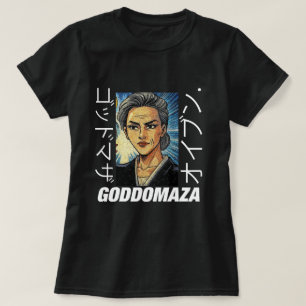MOMOKO HEAD COLORED WOMAN BLACK TEE