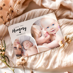 Momommy Photo Collage   Mothers Day Holiday Card