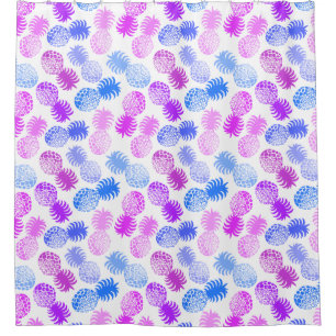 Momona Hawaiian Tropical Pineapple Shower Curtain