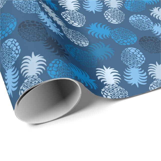 Momona Hawaiian Tropical Pineapple Wrapping Paper (Roll Corner)