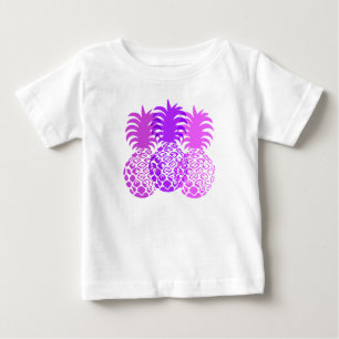 Momona Pineapple Hawaiian Tropical Baby T-Shirt
