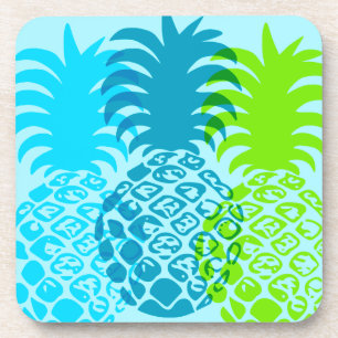 Momona Pineapple Hawaiian Tropical Coaster