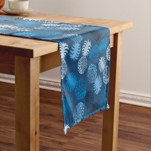 Momona Pineapple Hawaiian Tropical Short Table Runner